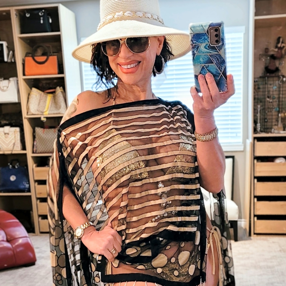 Gorgeous white summer hat